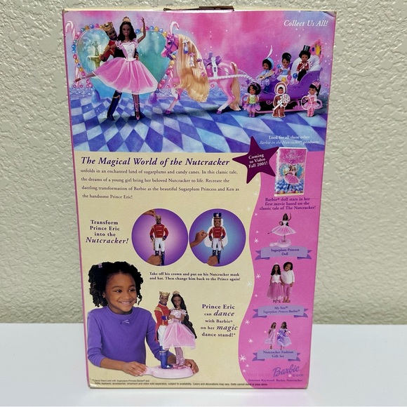 NEW 2001 Barbie Ken as Prince Eric in The Nutcracker African American Doll 52689 - Picture 2 of 4